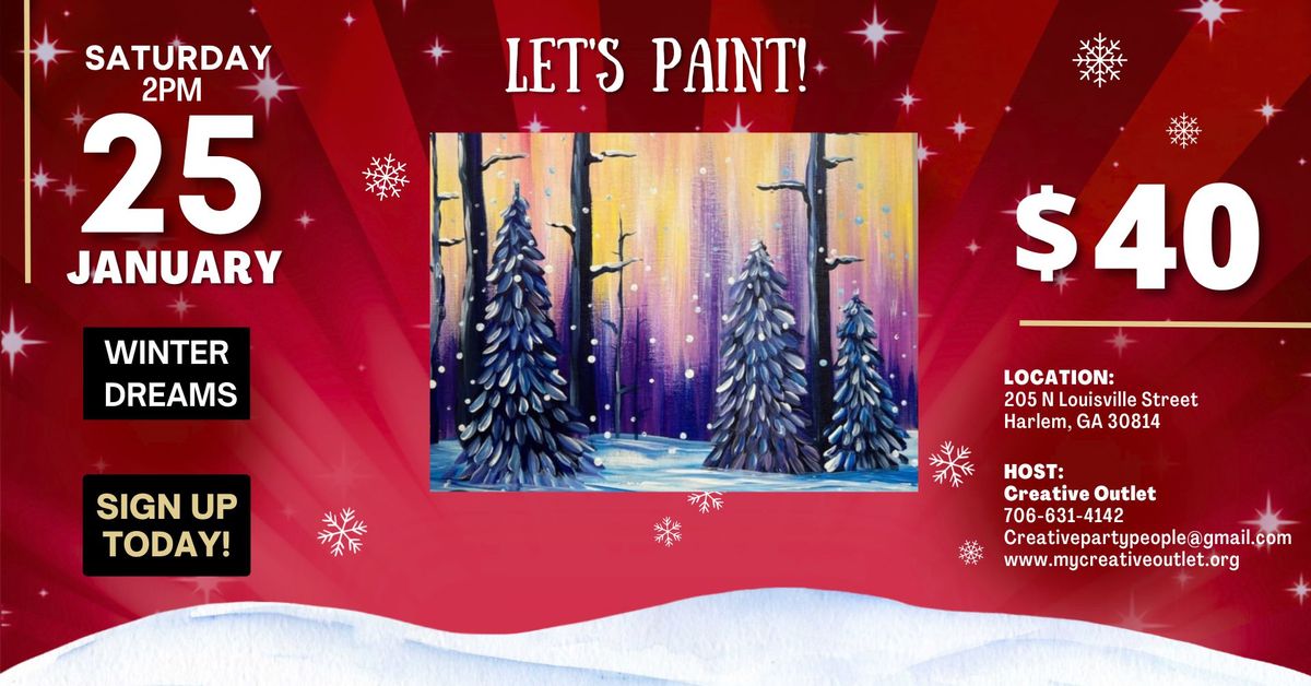 Winter Dreams Painting Class