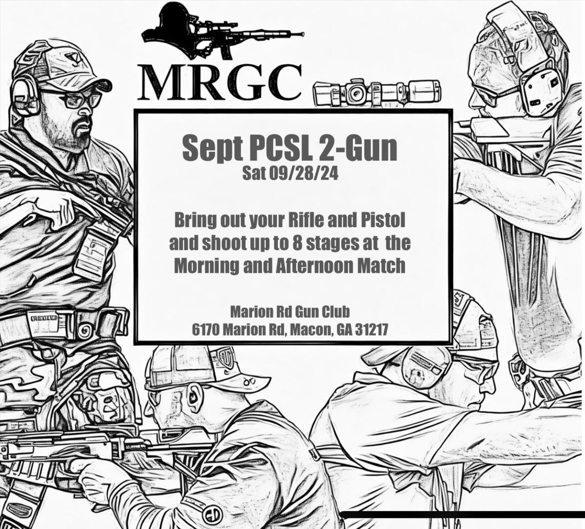 PCSL 2-Gun September AM and PM match