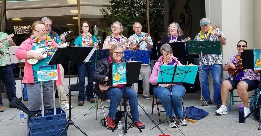 Ukestra at Spokane Fall Folk Festival