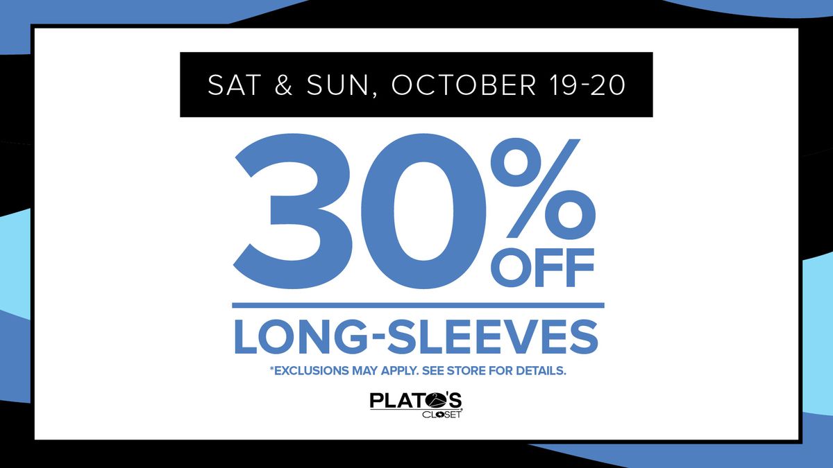 30% OFF Long-Sleeves