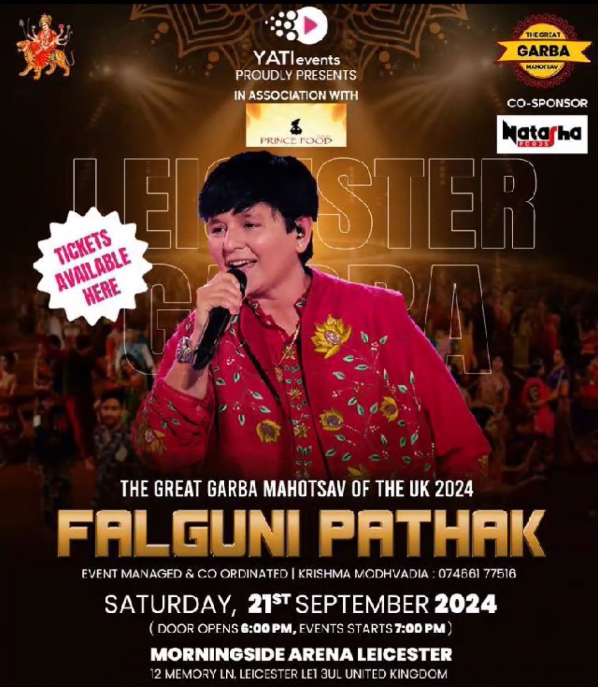 FALGUNI PATHAK LIVE LEICESTER