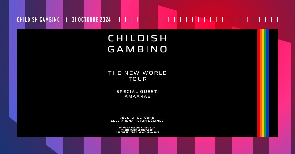 Childish Gambino - LDLC Arena