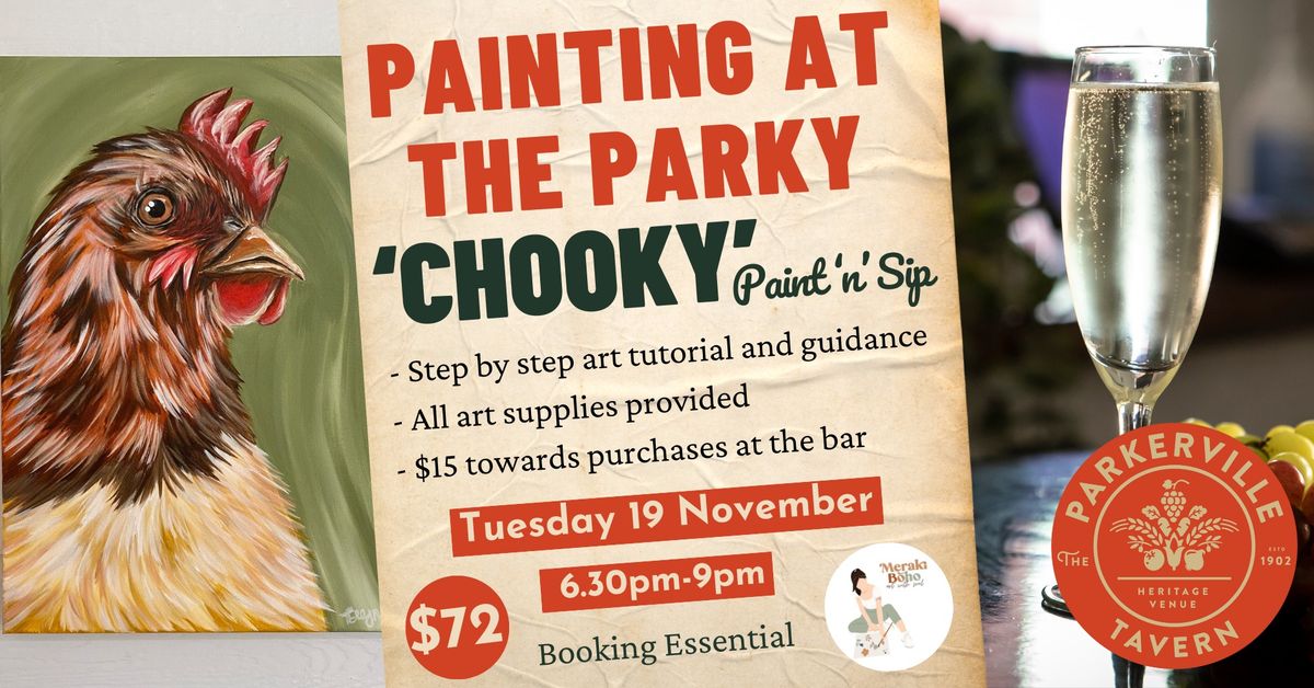 'Chooky' Paint 'n' Sip with Meraki Boho