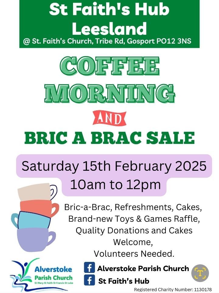 Coffee Morning & Bric a Brac Sale 