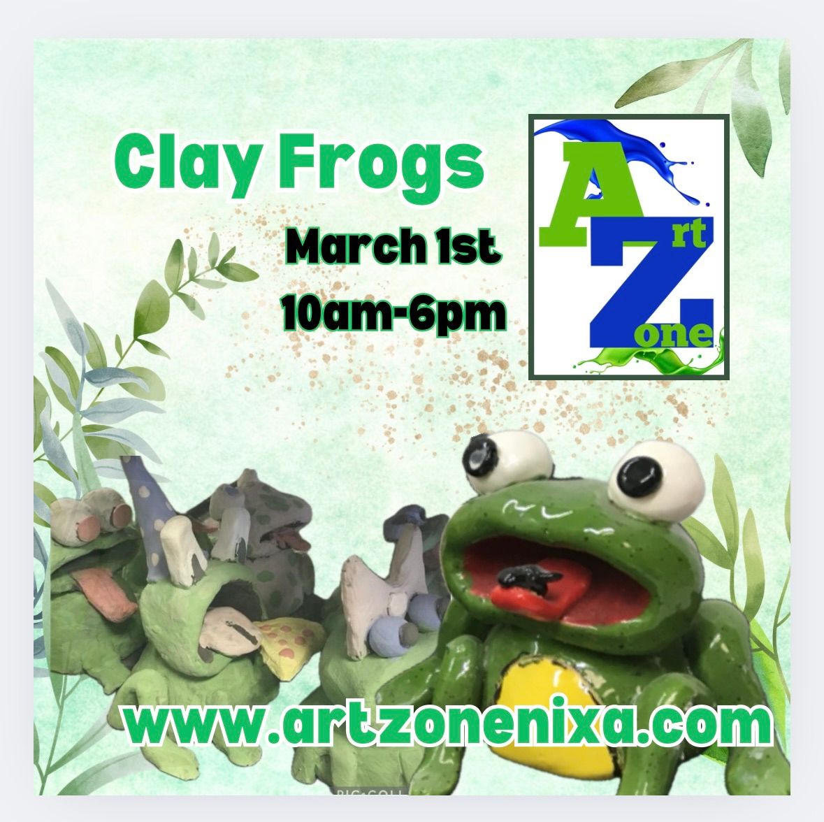 Clay Frogs