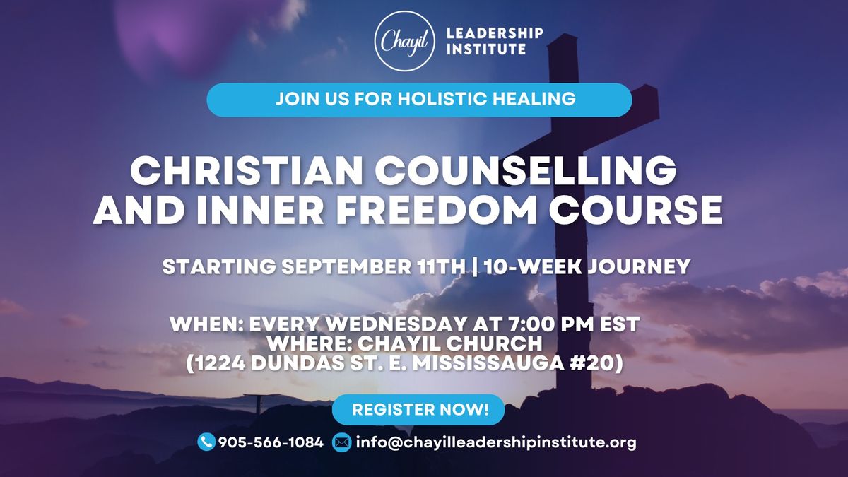 Christian Counselling  and Inner Freedom Course