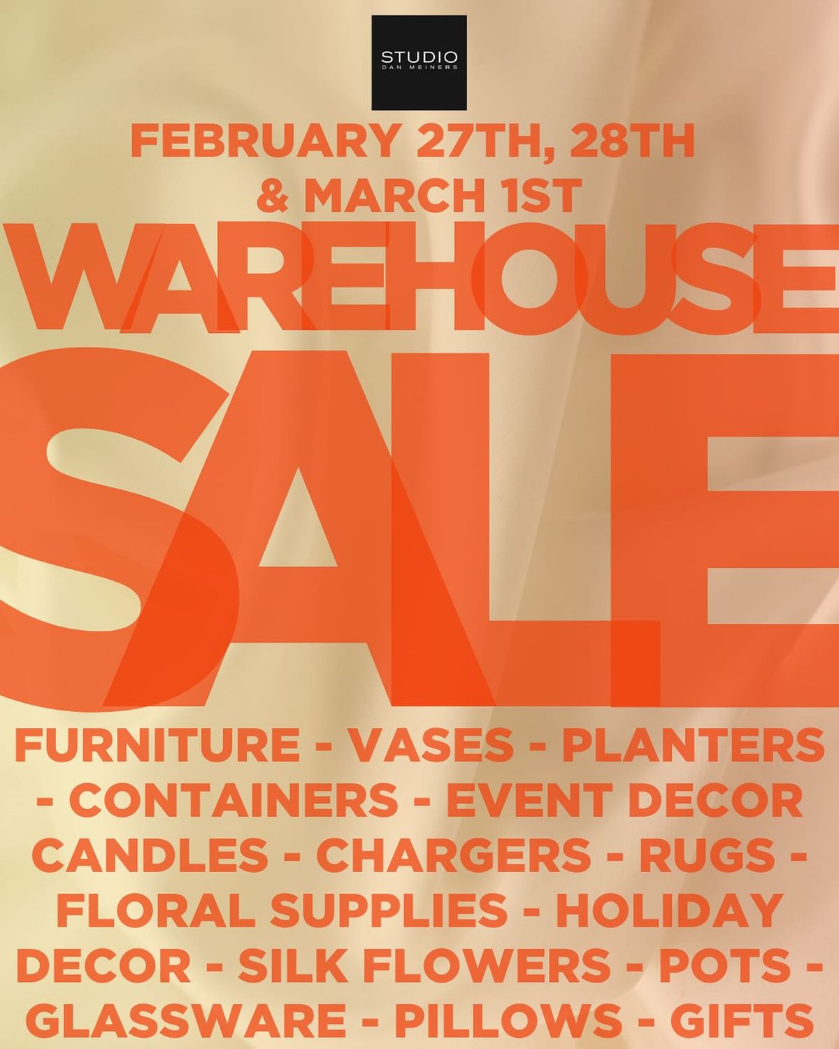 Studio Warehouse Sale