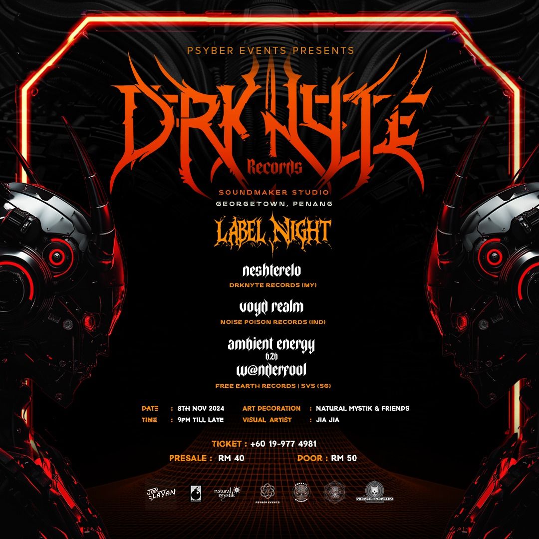 Psyber Events Pres. Drknyte Records Label Night