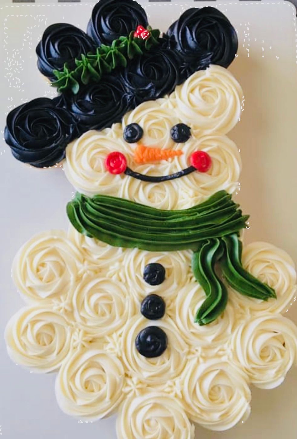 January cupcake cake decorating class 