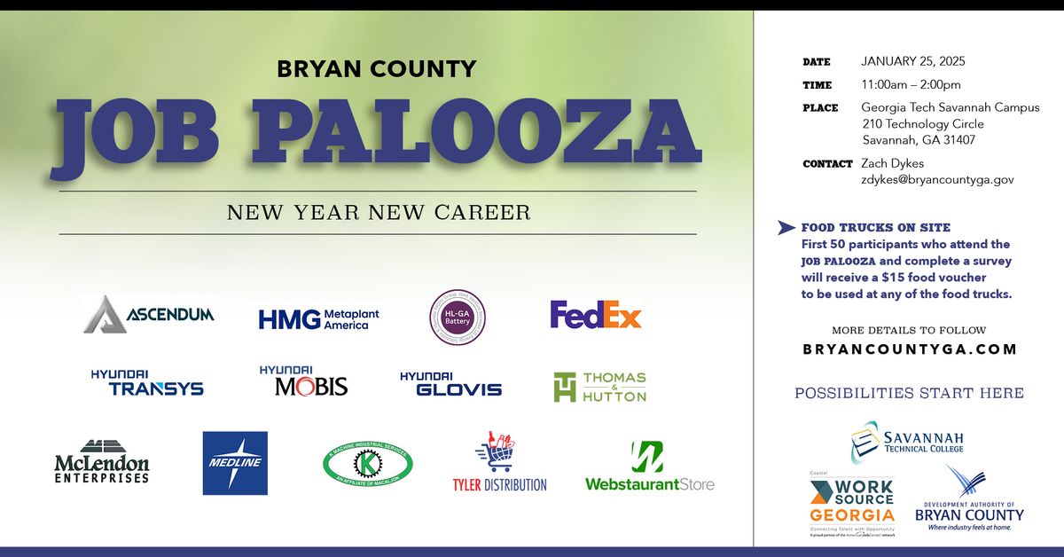 Bryan County Job Palooza