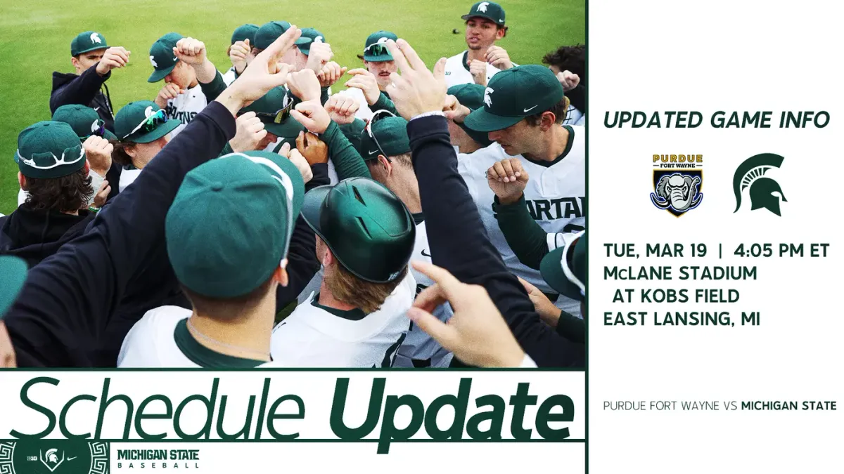 Purdue Fort Wayne Mastodons at Michigan State Spartans Baseball