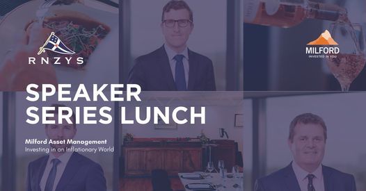 RNZYS Speaker Series Lunch with Milford Asset Management