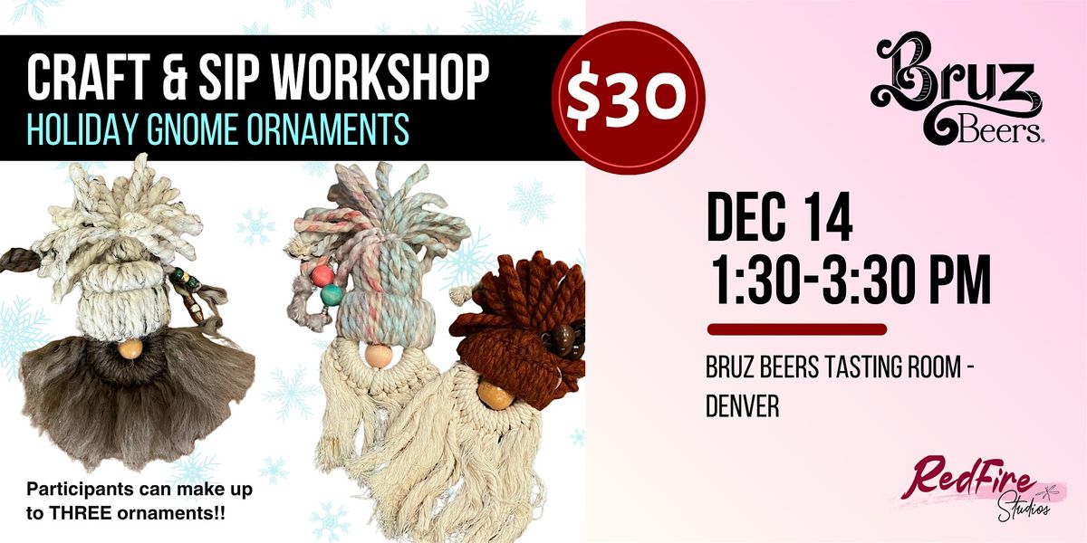 Holiday Gnome Ornaments