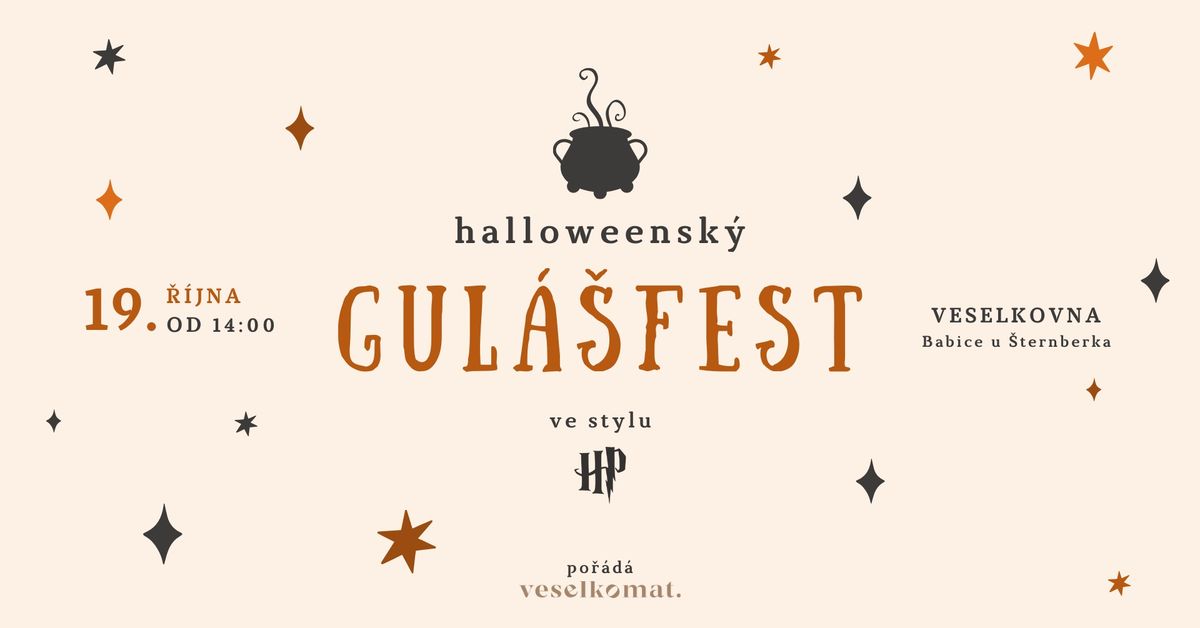 Halloweensk\u00fd gul\u00e1\u0161fest ve stylu HP