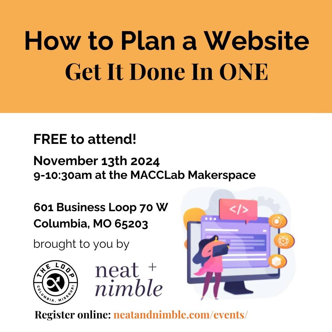 Website Workshop- Get it done in ONE