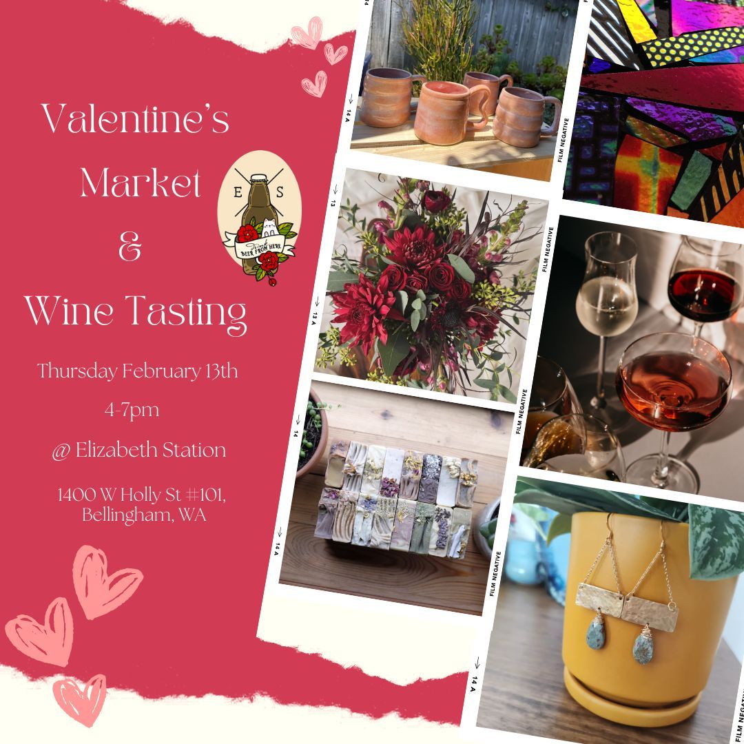 Valentine's Market and Wine Tasting @ Elizabeth Station 