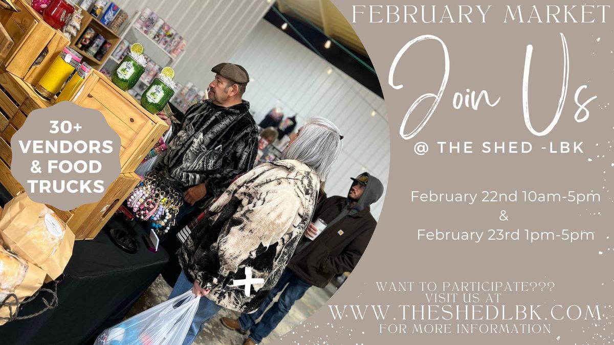 February Market @ The Shed -LBK