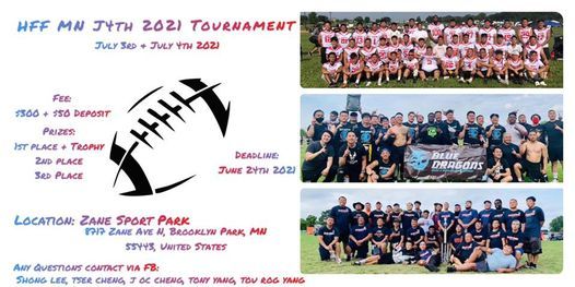 Hmong Flag Football Community Mn J4th Tournament 2021 Zane Sports Complex Brooklyn Park 3 July To 4 July Hmong Mn July 4th 2022 Soccer Tournament