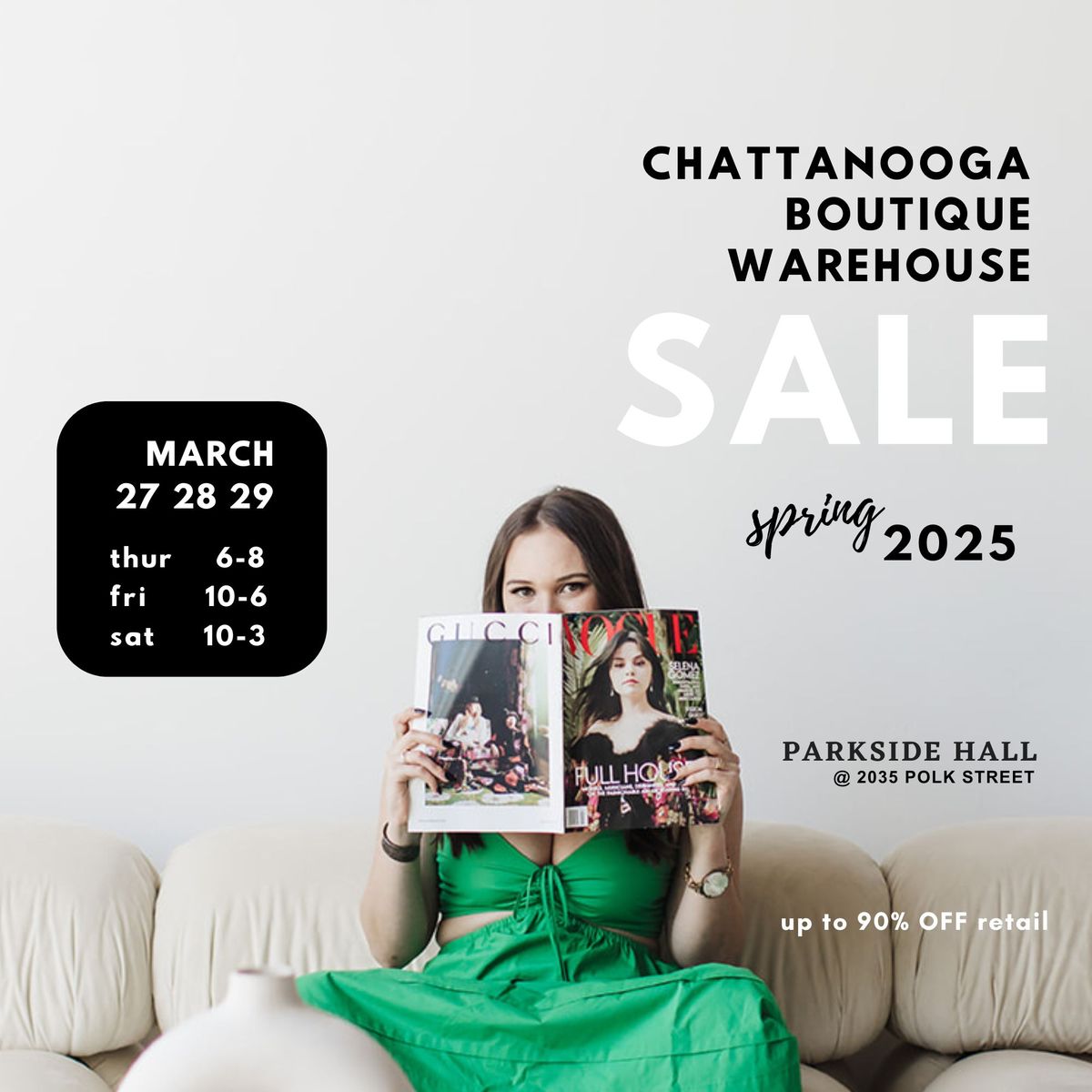 SPRING 25 Chattanooga Boutique Warehouse Sale