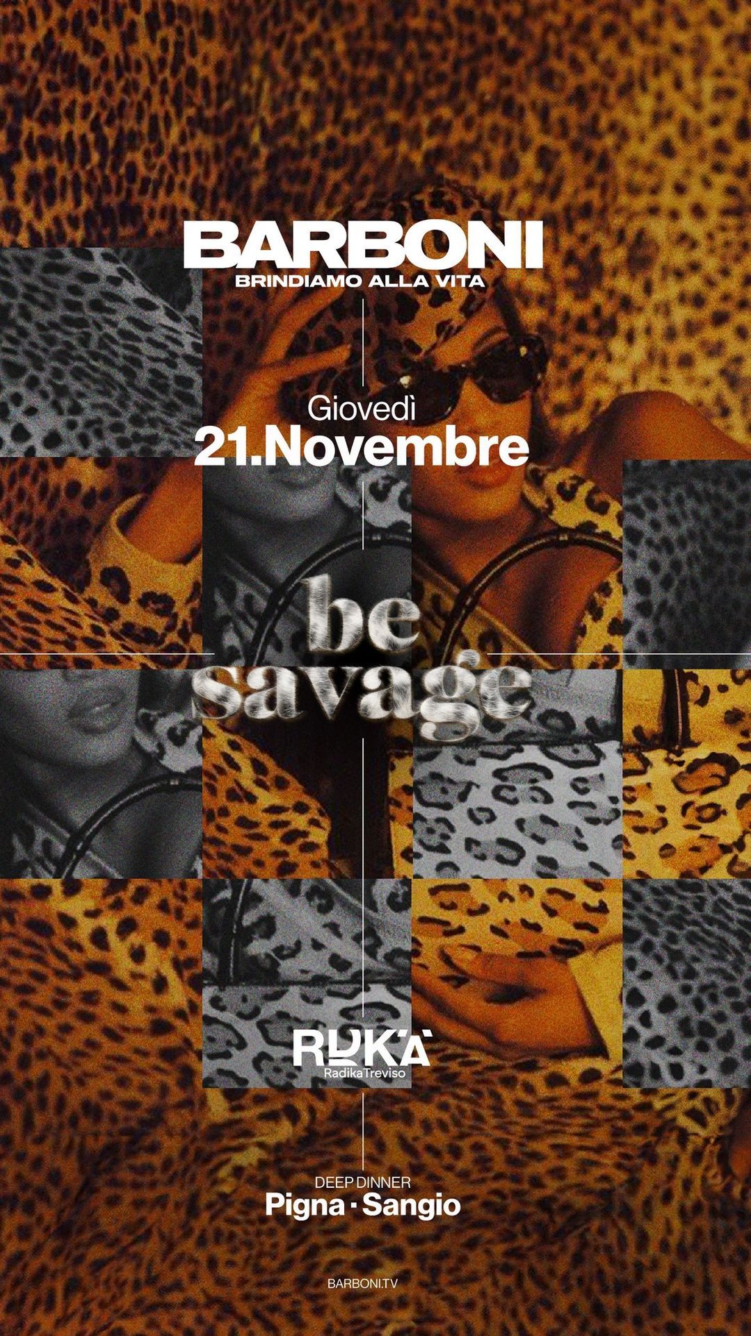 BARBONI Savage | Gioved\u00ec 21 novembre Radika Treviso