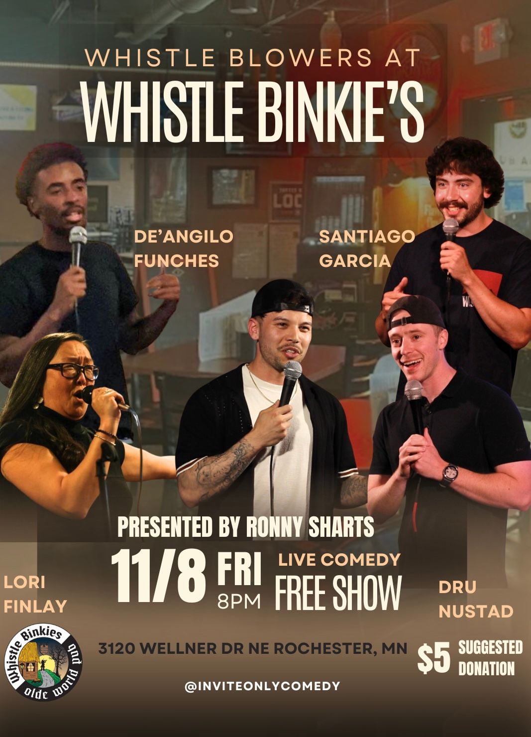 Whistle Blowers at Whistle Binkie's