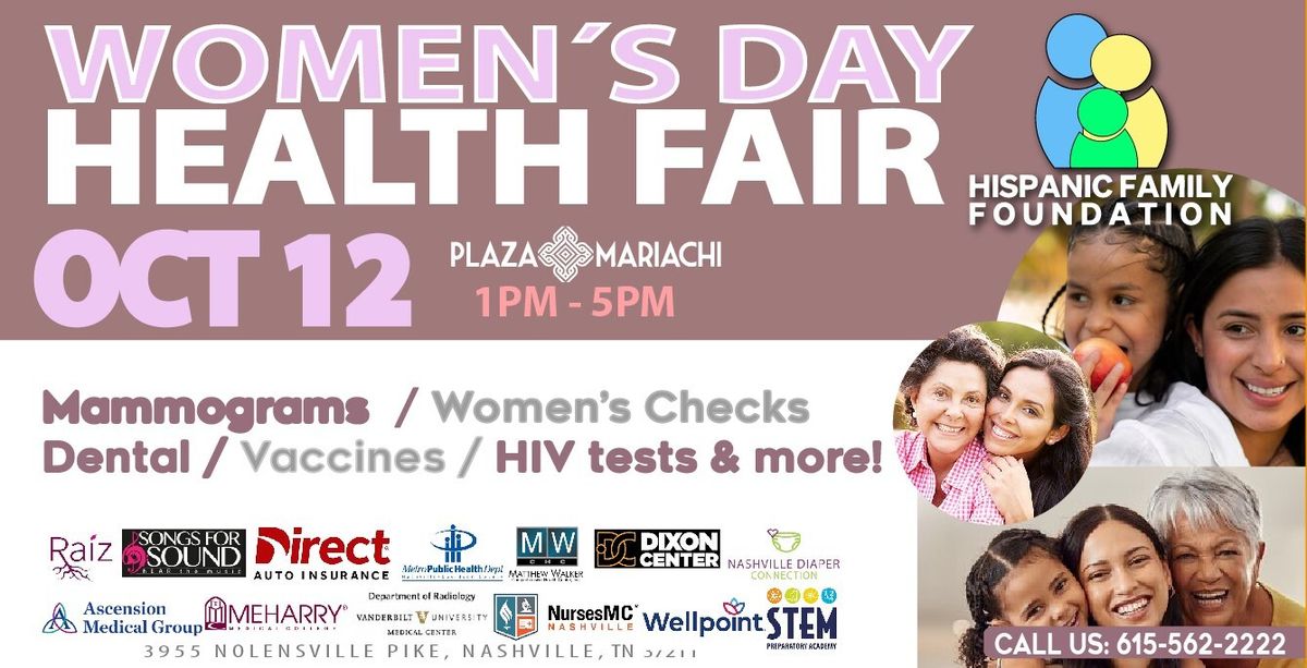 Feria de Salud del D\u00eda de la Mujer