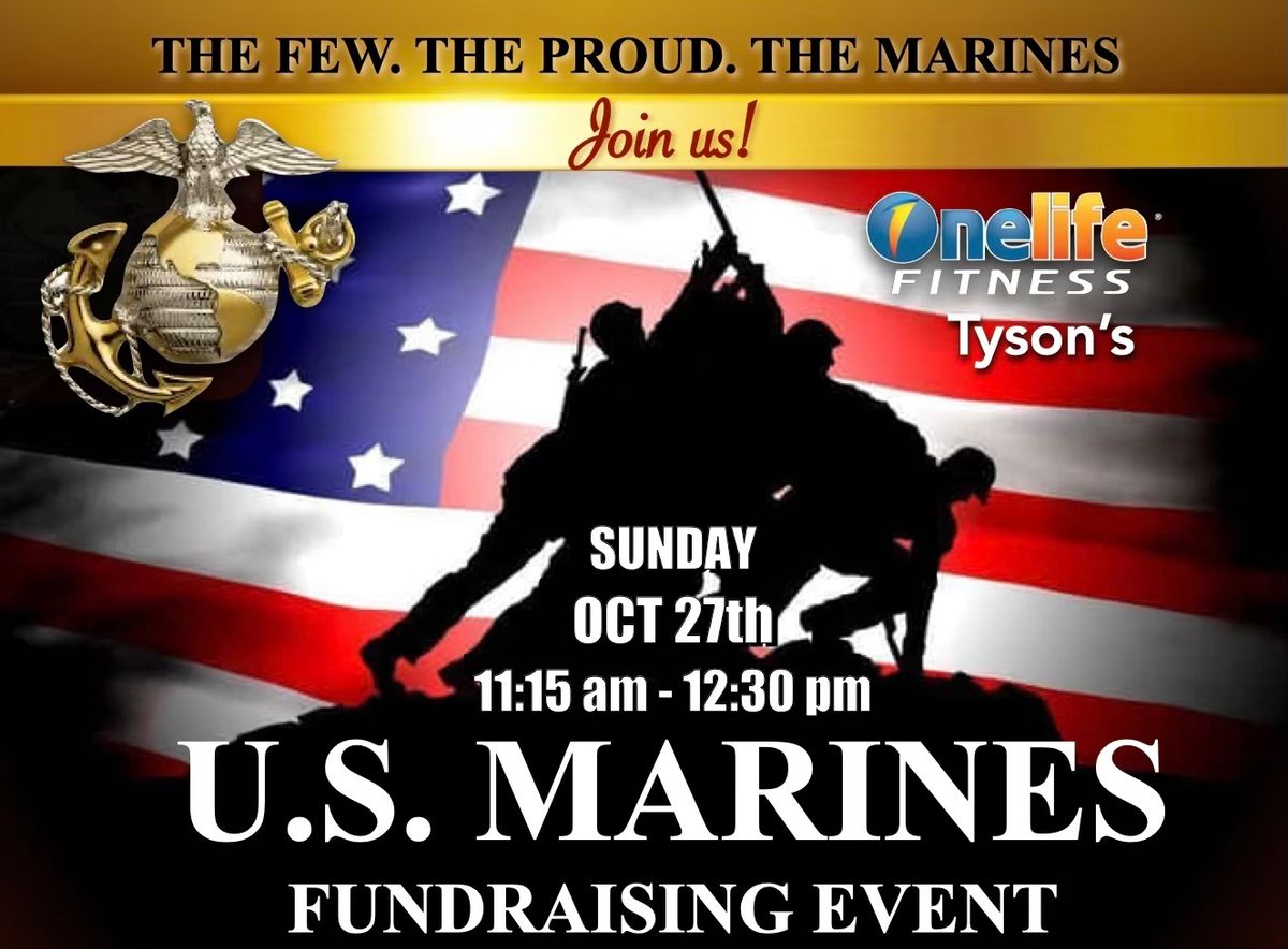 U.S. MARINES DAY & FAMILY ZUMBA FUNDRAISING EVENT AT ONELIFE FITNESS TYSON\u2019S