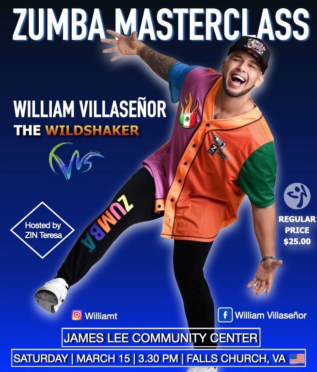 ZJ WILLIAM VILLASE\u00d1OR | ZUMBA MASTERCLASS | FALLS CHURCH, VA