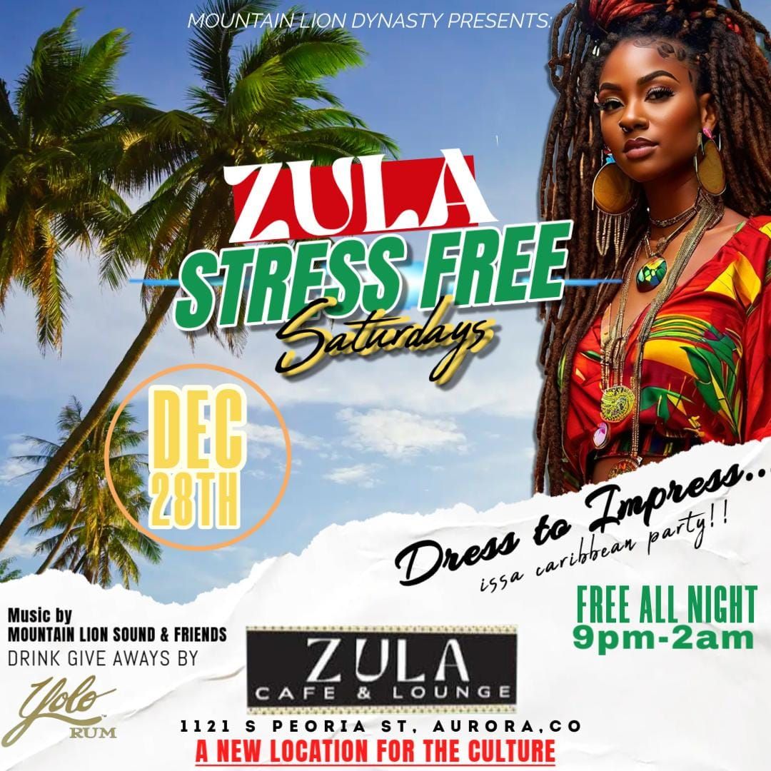 Stress Free Saturdays is back! @ZULA