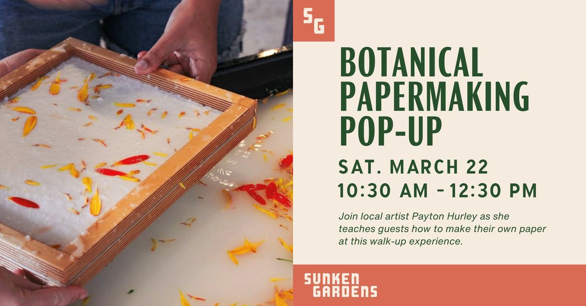 Petals & Pulp - Botanical Papermaking Pop-up