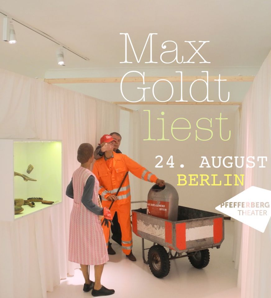 Max Goldt liest - Literatur LIVE im Pfefferberg Theater Berlin