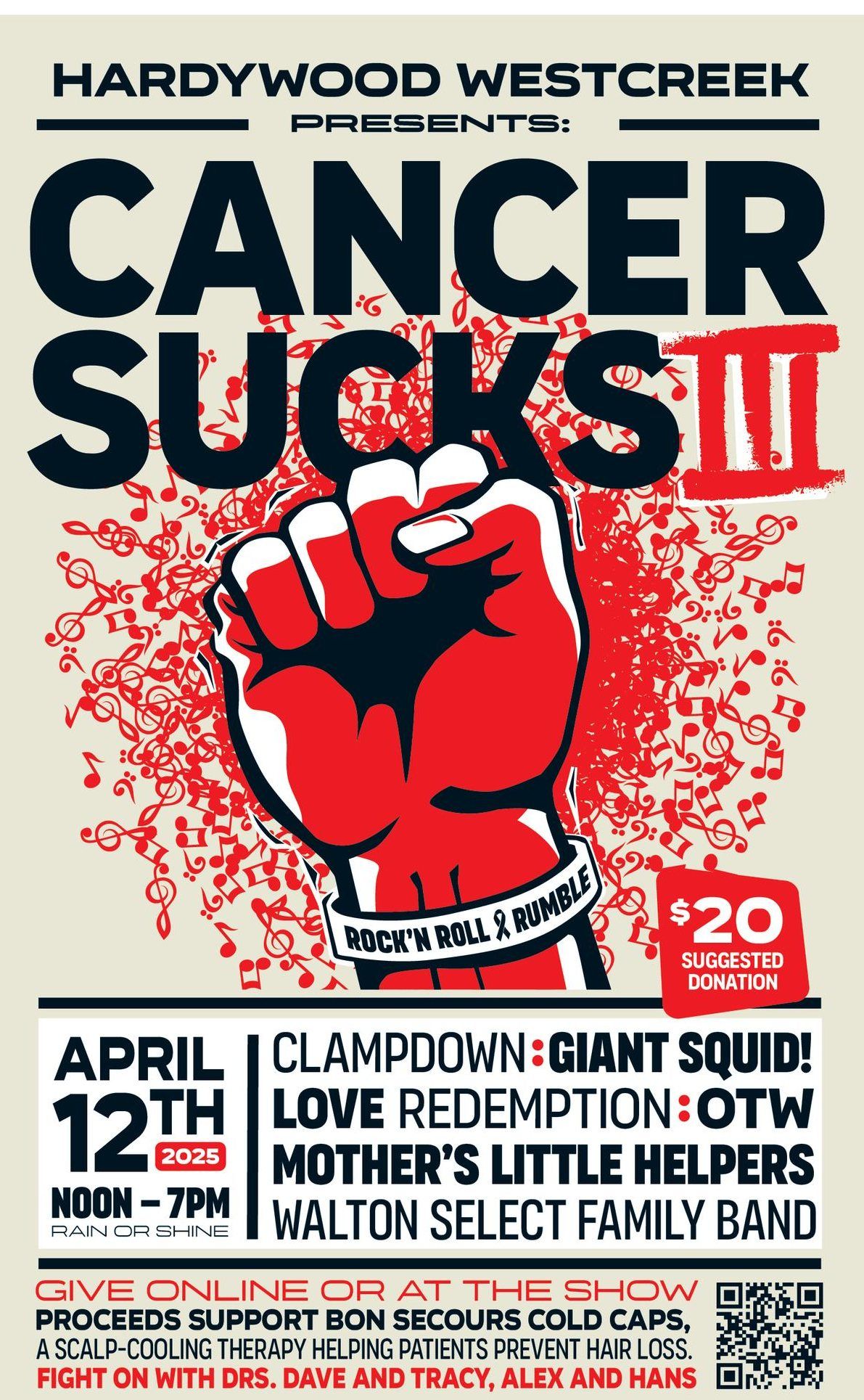 Cancer Sucks Rock N' Roll Rumble III