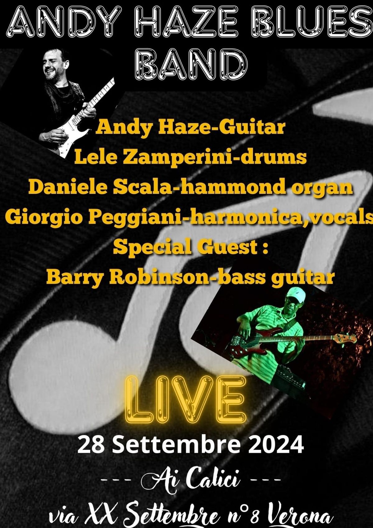 Andy Haze Blues Band Live "Ai Calici"