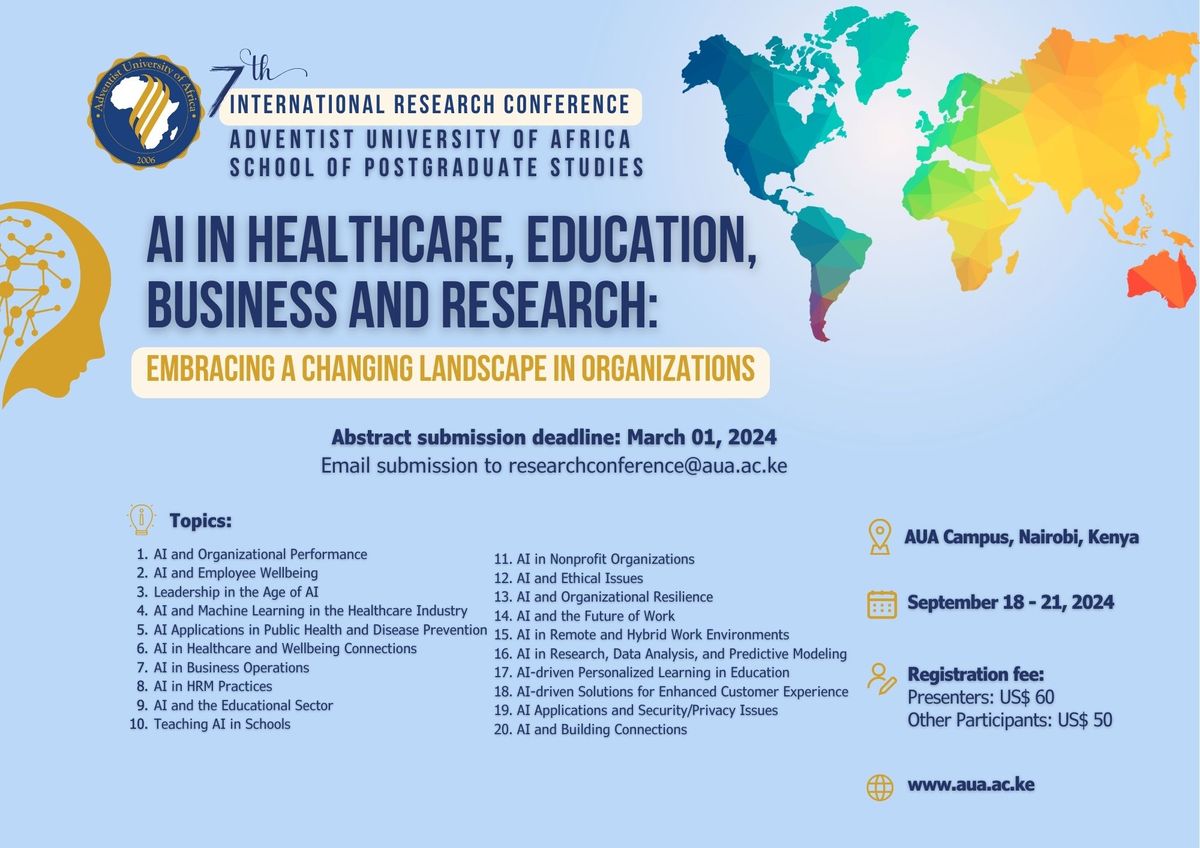 AI in Healthcare, Education, Business and Research Conference 