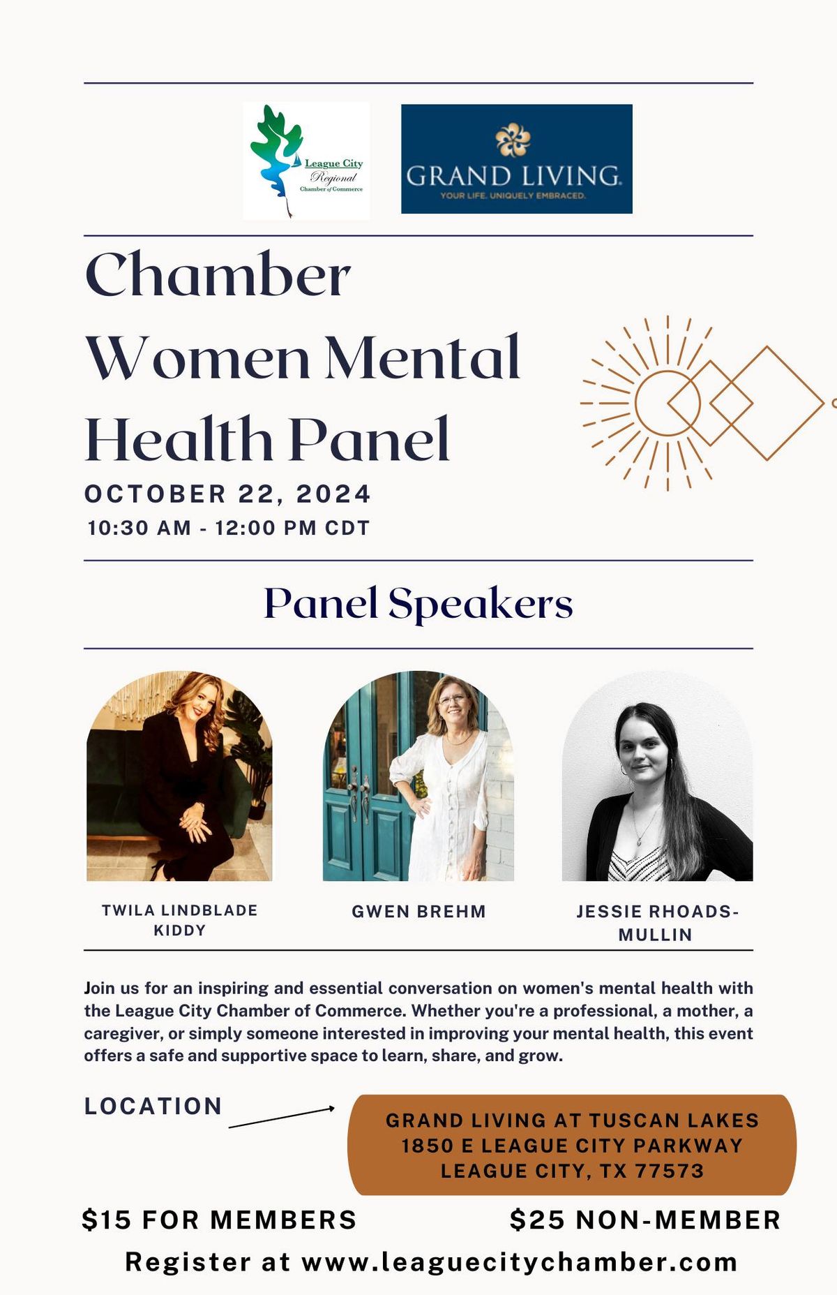 Chamber Women Presents Mental Health Panel