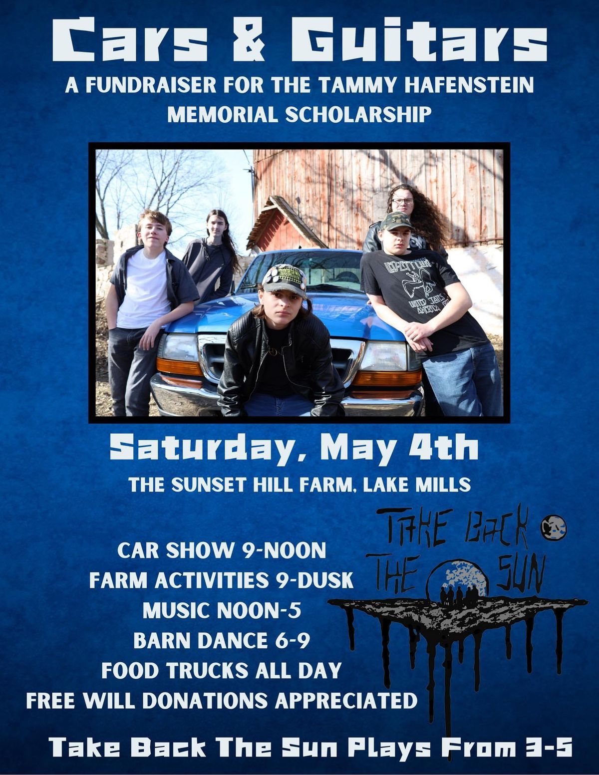 Cars and Guitars Fundraiser for the Tammy Hafenstein Memorial Scholarship