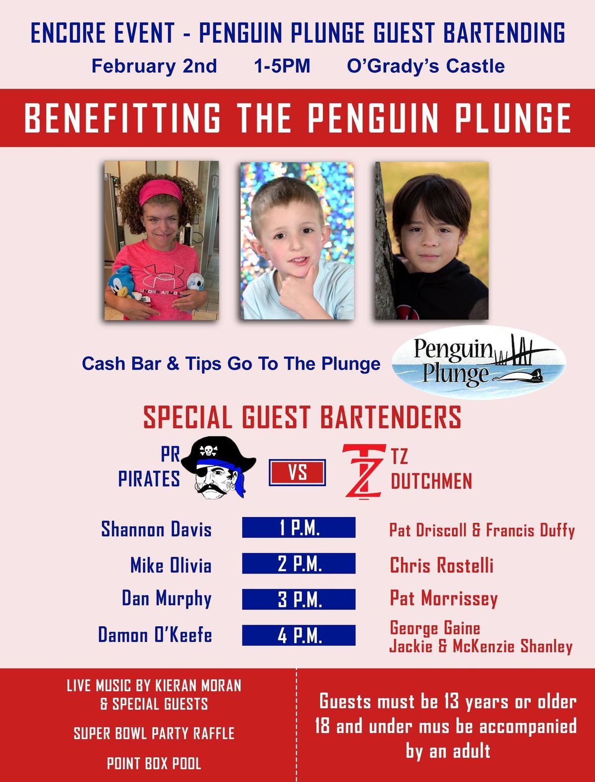 Penguin Plunge Guest Bartender - Encore Event