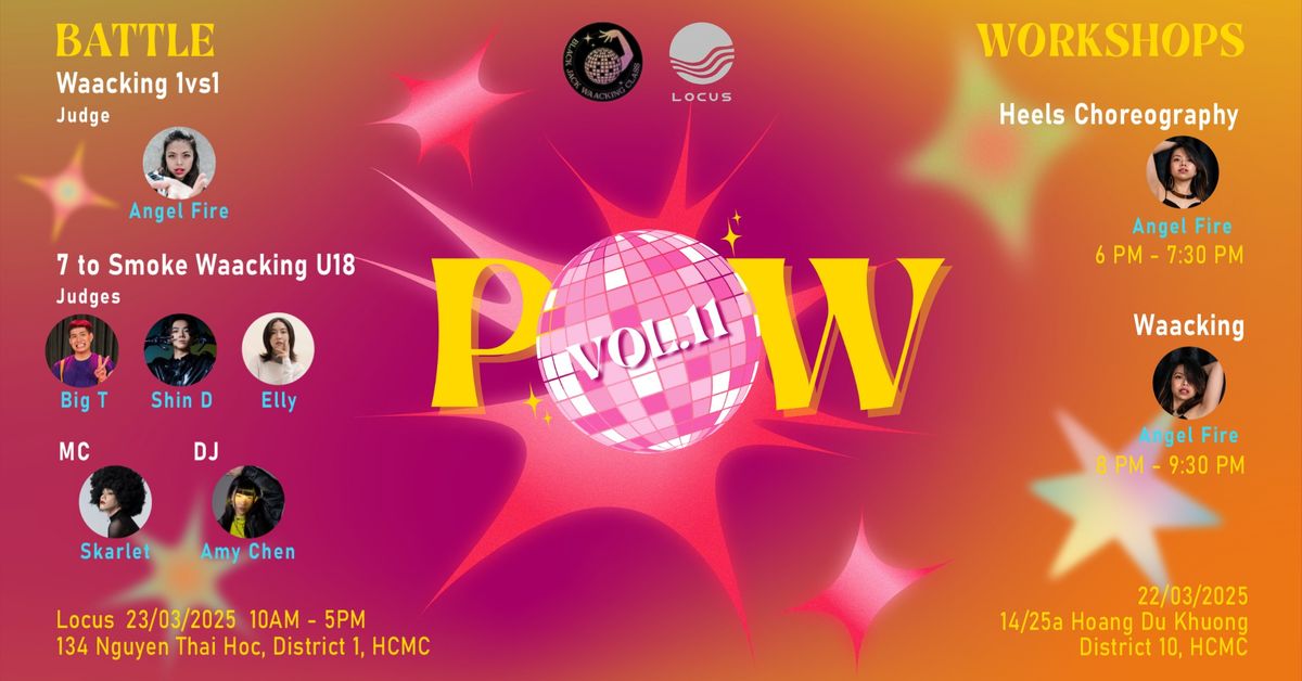 POW vol.11 | Heels Choreography & Waacking Workshop