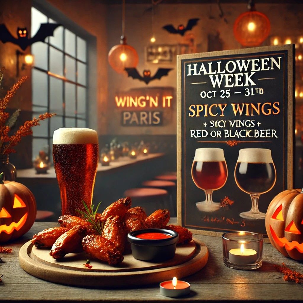 Spooktacular Halloween Week at Wing'n It Paris!