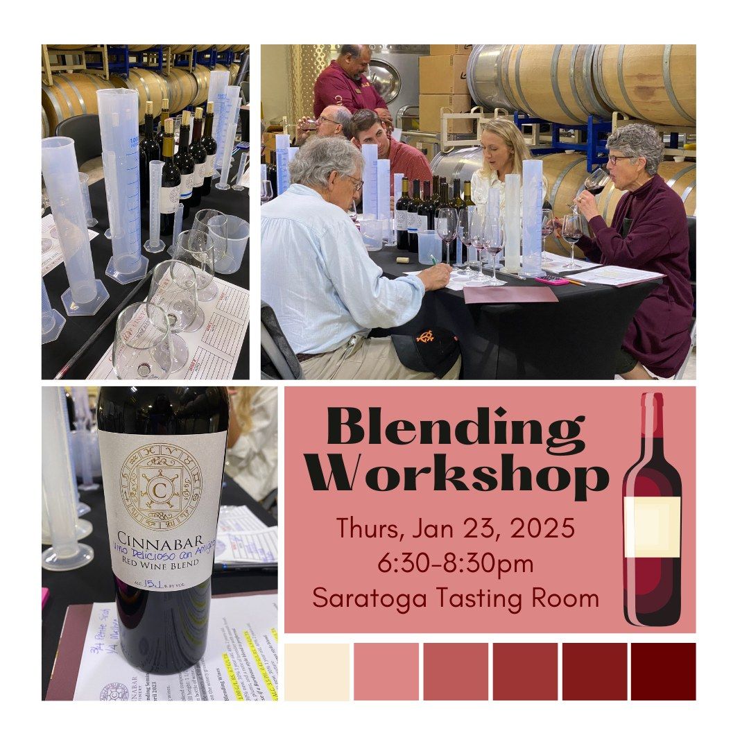 Wine Blending Workshop at Cinnabar Saratoga