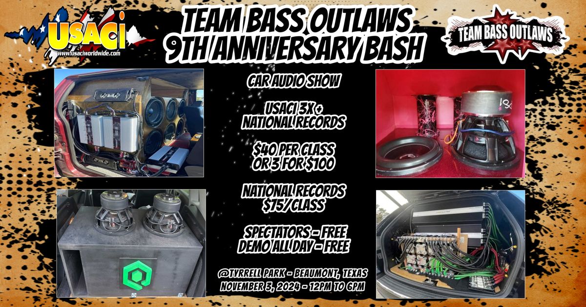 Team Bass Outlaws 9th Anniversary Bash