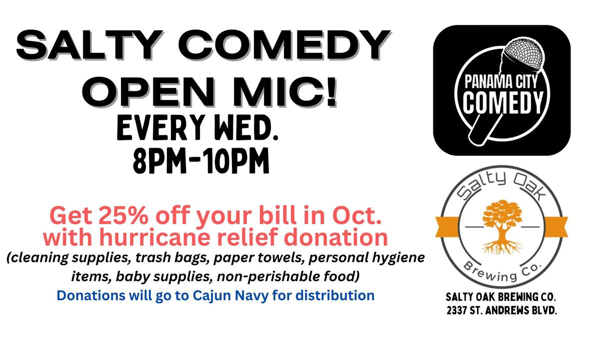 Salty Comedy Open Mic 