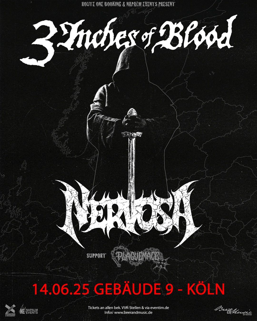 3 INCHES OF BLOOD & NERVOSA - K\u00f6ln