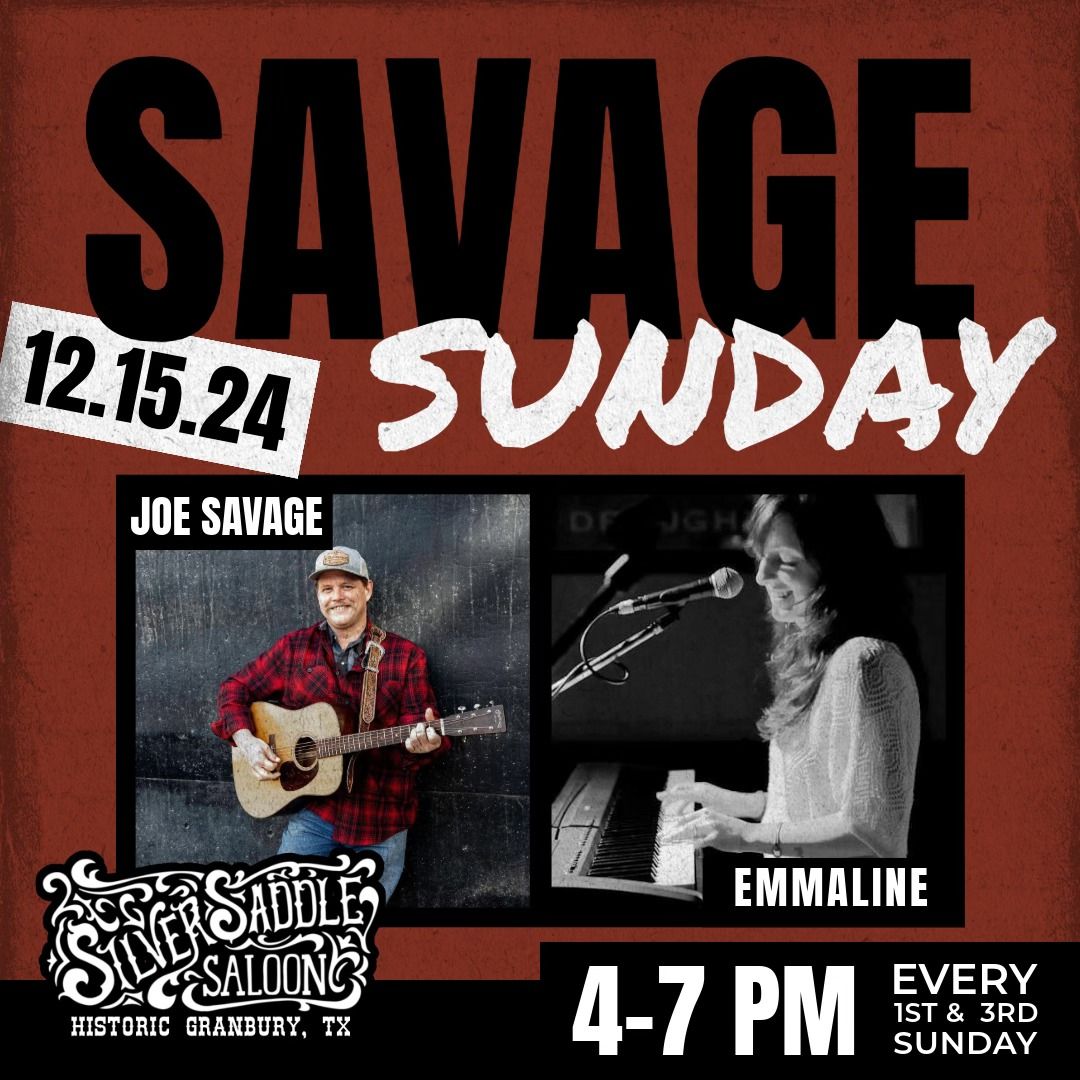 Savage Sunday, with Joe Savage & Emmaline at Silver Saddle Saloon