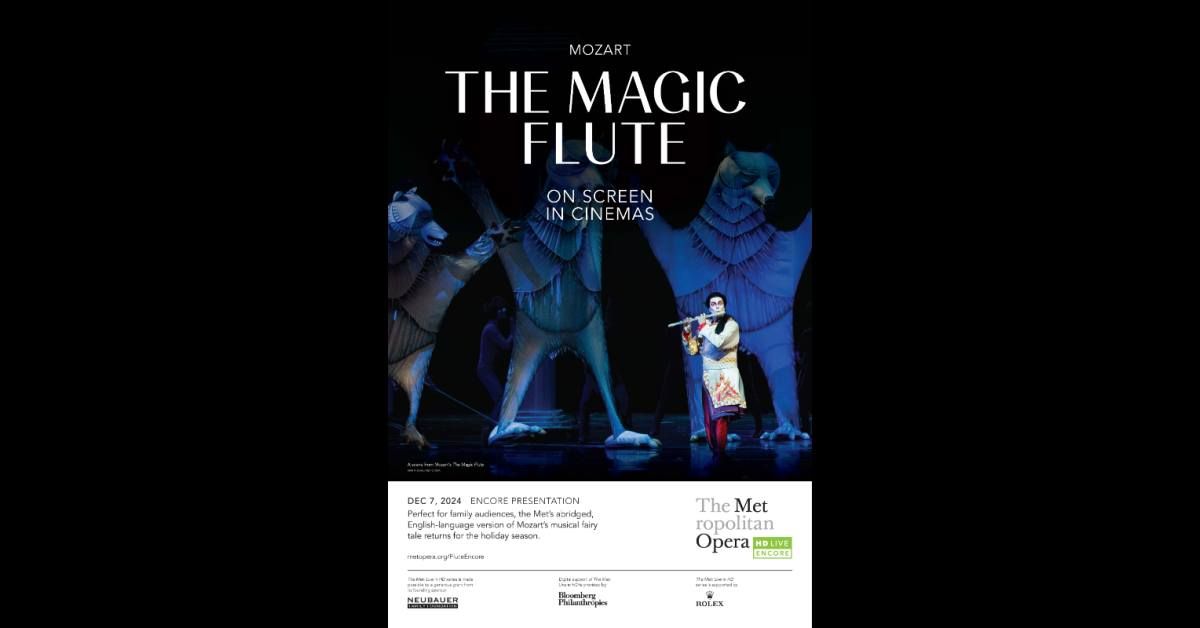 The Met Opera Live in HD presents "The Magic Flute" \/ Foothills, Oneonta