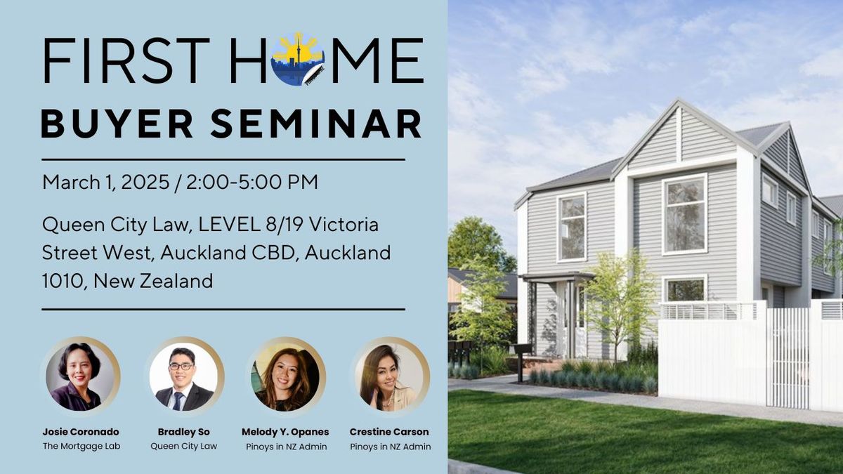 First Home Buyer Seminar