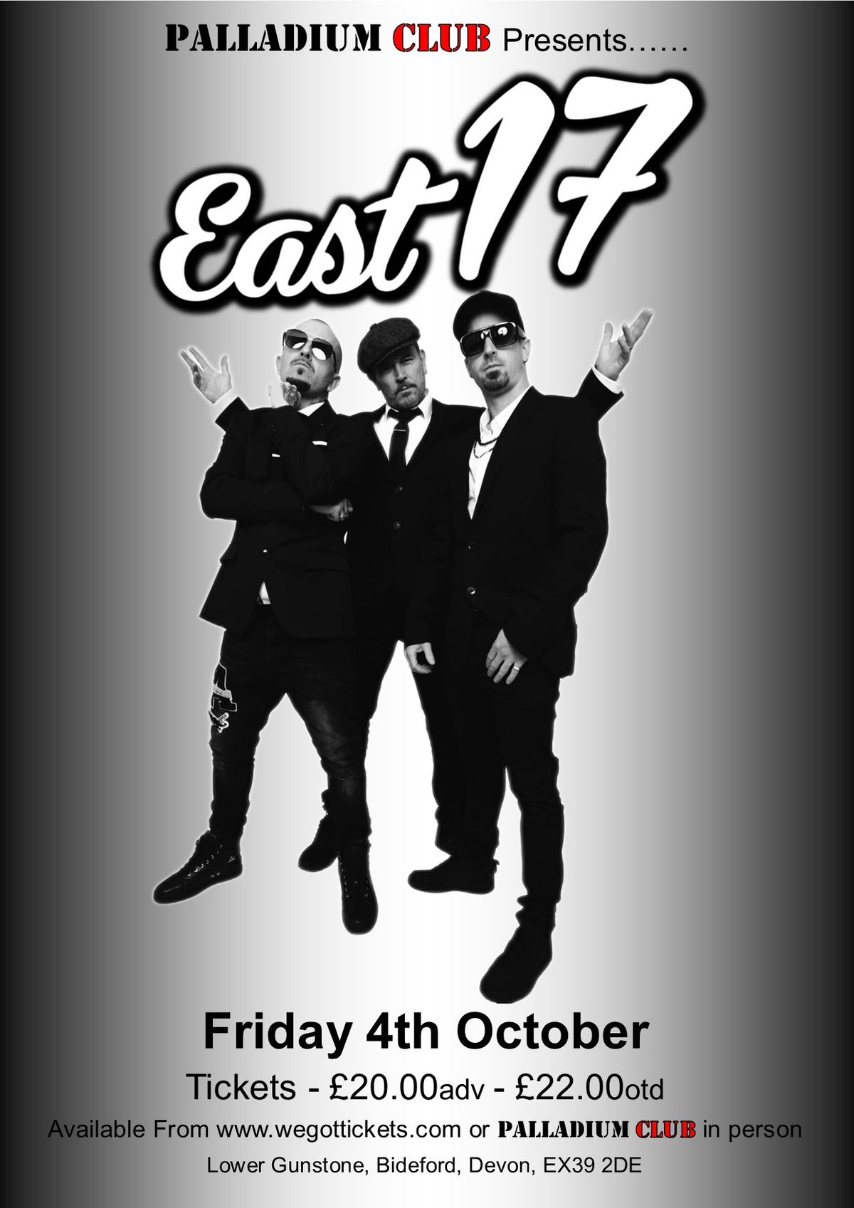 East 17 return to The Palladium Club