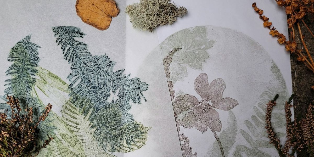 Botanical Monoprinting - Windsor Great Park, Thursday 13 February