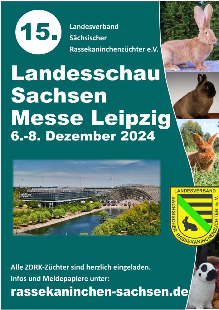 15. Landesschau Sachsen - ZDRK-offen - Messe Leipzig