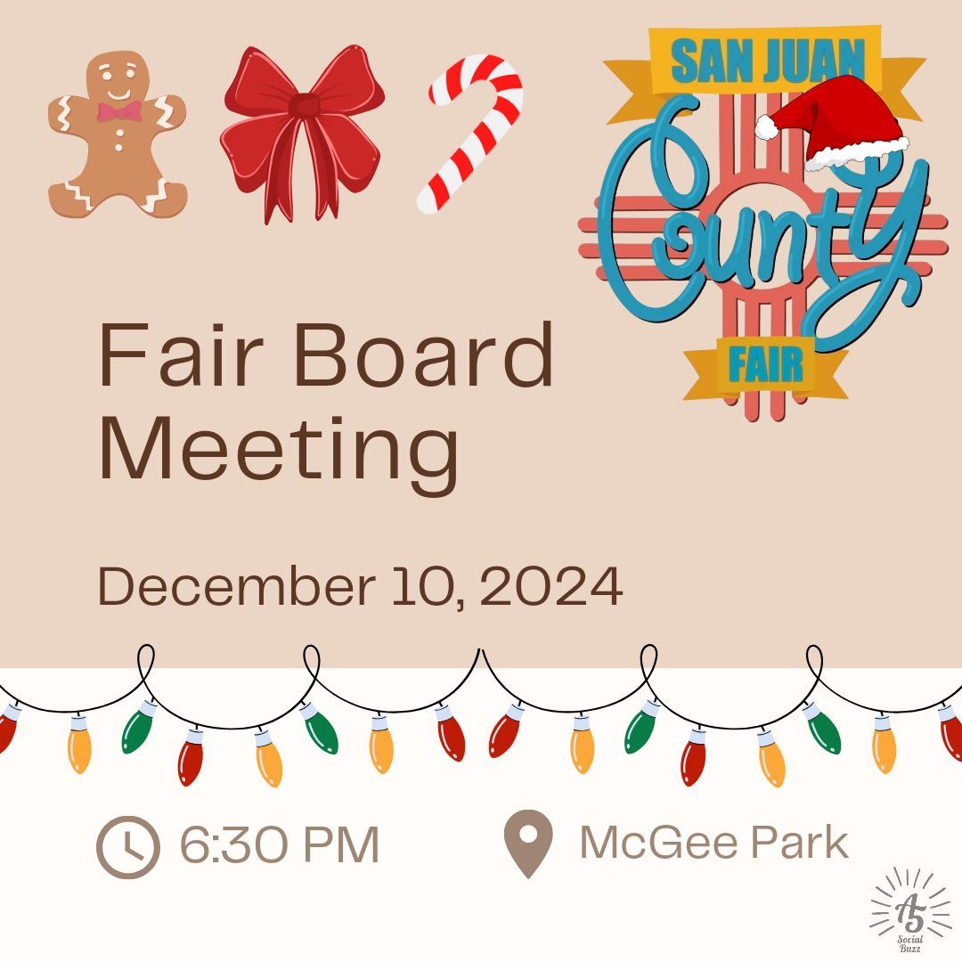 December Fair Board Meeting